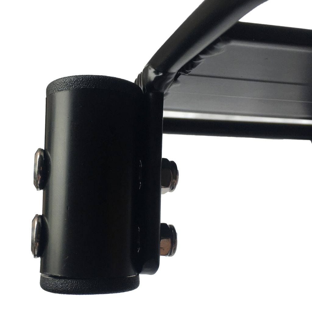 This rear rack cylinder attachment allows you to easily attach silicone/stretchy lights to your rear rack. This creates optimal visibility for your light.